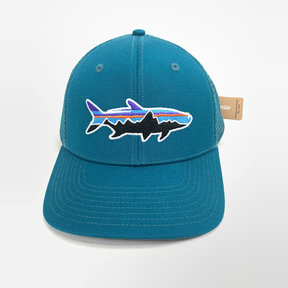Patagonia Other - Patagonia Fitz Roy Tarpon Trucker Hat - Elwha Blue